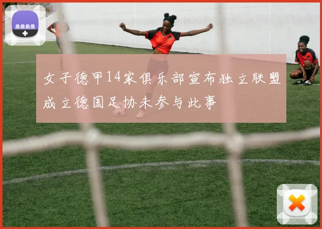 女子德甲14家俱乐部宣布独立联盟成立德国足协未参与此事